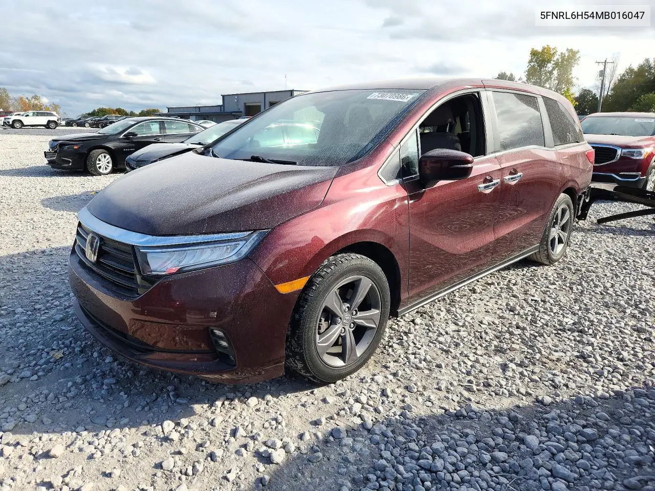 5FNRL6H54MB016047 Honda Odyssey 2021 — повреждение Задняя часть, фото до ремонта