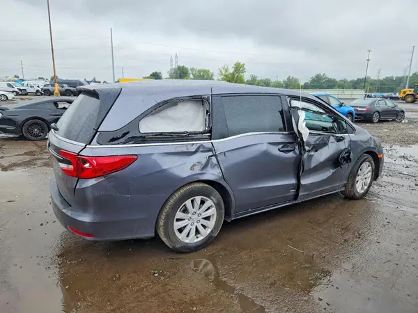 5FNRL6H22NB012778 — 2022 Honda Odyssey, фото 3 с аукциона Copart, Опрокидывание