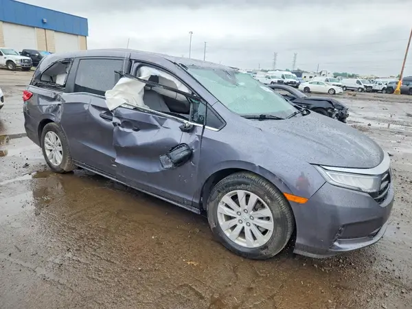5FNRL6H22NB012778 — 2022 Honda Odyssey, фото 4 с аукциона Copart, Опрокидывание
