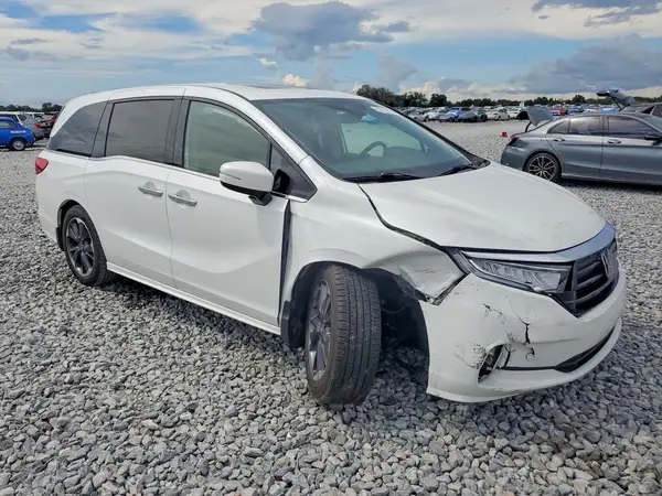 5FNRL6H92NB068152 — 2022 Honda Odyssey, фото 4 с аукциона Copart, Передняя часть