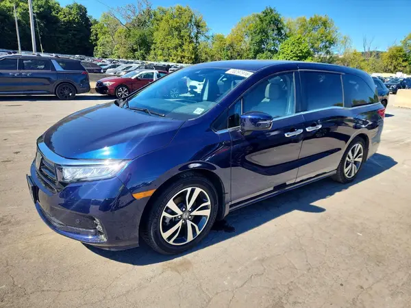 5FNRL6H83NB044708 — 2022 Honda Odyssey, Подтопление (Water/Flood), фото до ремонта
