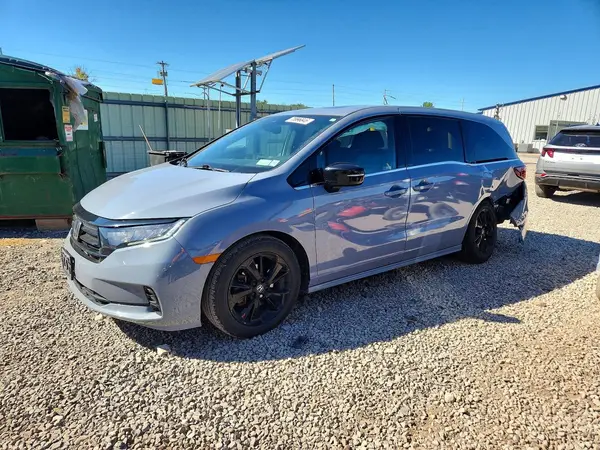 5FNRL6H79PB011321 — 2023 Honda Odyssey, Задняя часть (Rear End), фото до ремонта