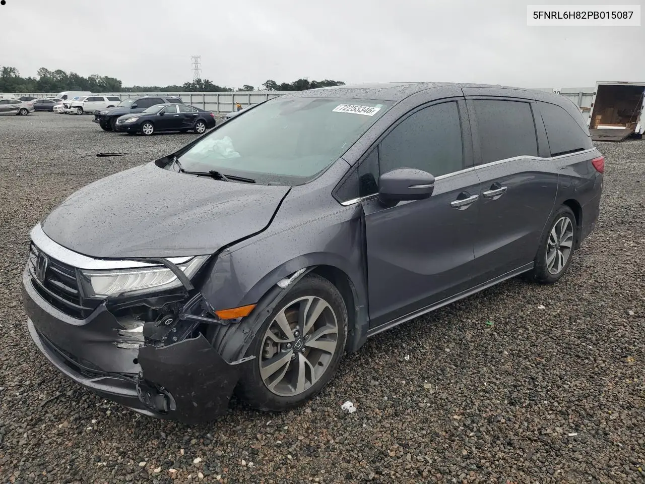 2023 Honda Odyssey Touring VIN 5FNRL6H82PB015087 фото 1
