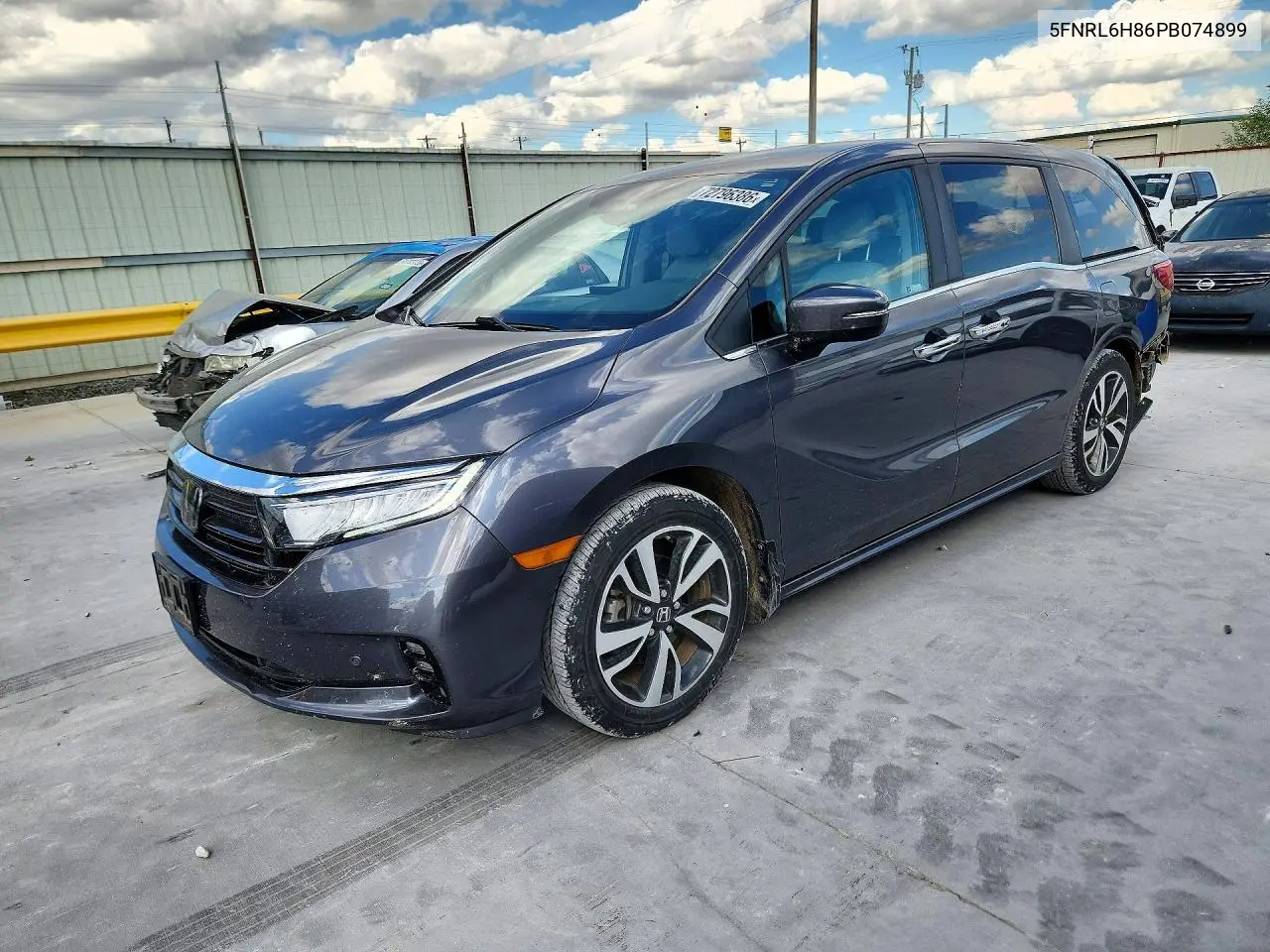 5FNRL6H86PB074899 Honda Odyssey 2023 — повреждение Задняя часть, фото до ремонта