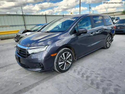 5FNRL6H86PB074899 — 2023 Honda Odyssey, Задняя часть, фото до ремонта