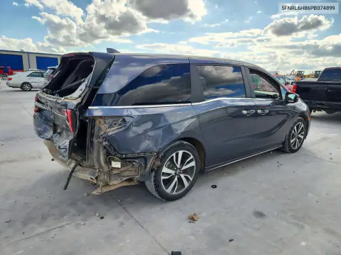 5FNRL6H86PB074899 — 2023 Honda Odyssey, фото 3 с аукциона Copart, Задняя часть