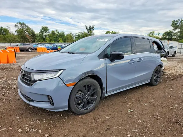 5FNRL6H72RB057544 — 2024 Honda Odyssey, Задняя часть (Rear End), фото до ремонта