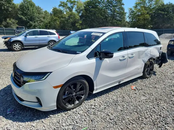 5FNRL6H71RB067823 — 2024 Honda Odyssey, Задняя часть (Rear End), фото до ремонта