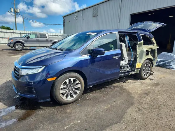 5FNRL6H61RB067604 — 2024 Honda Odyssey, Задняя часть (Rear End), фото до ремонта