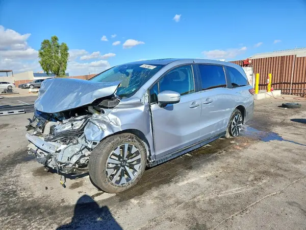 5FNRL6H67SB055849 — 2025 Honda Odyssey, Передняя часть (Front End), фото до ремонта