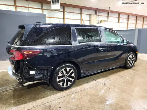 2025 Honda Odyssey Exl VIN 5FNRL6H65SB081818 фото 3