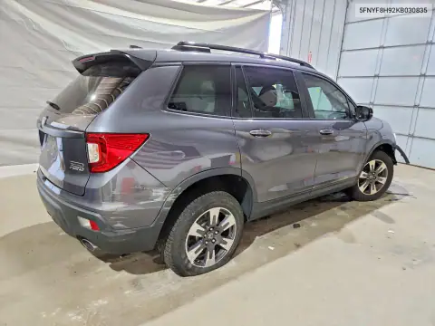 5FNYF8H92KB030835 — 2019 Honda Passport, фото 3 с аукциона Copart, Повреждения со всех сторон