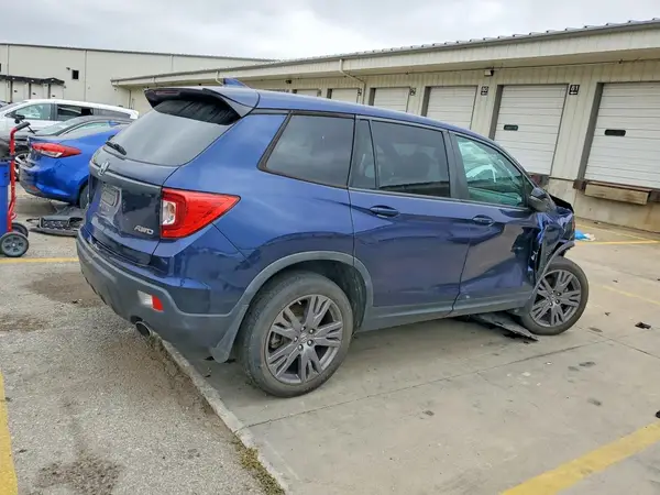 5FNYF8H53KB018271 — 2019 Honda Passport, фото 3 с аукциона Copart, Передняя часть