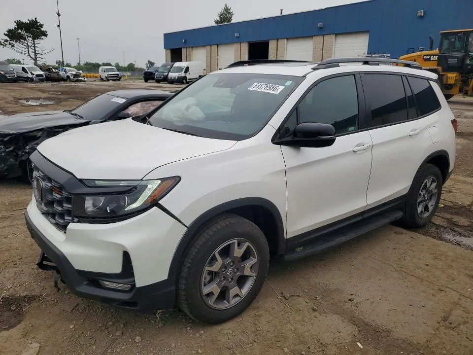 2023 HONDA PASSPORT VIN 5FNYF8H67PB044386 фото 1
