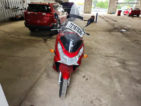 2013 Honda Pcx 150 VIN MLHKF1217D5008024 фото 2