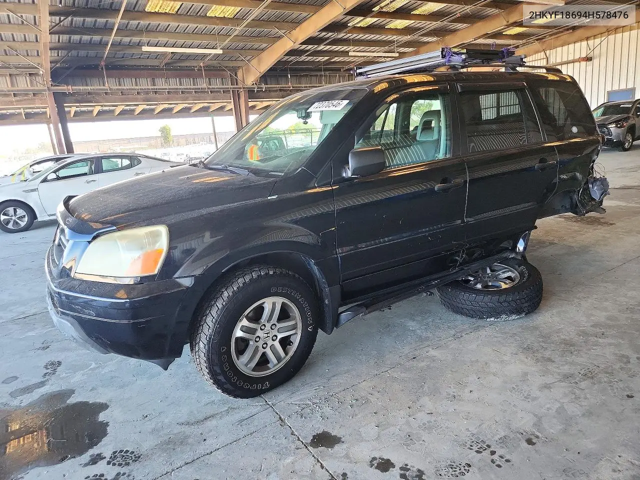 2004 Honda Pilot Exl VIN 2HKYF18694H578476 фото 1