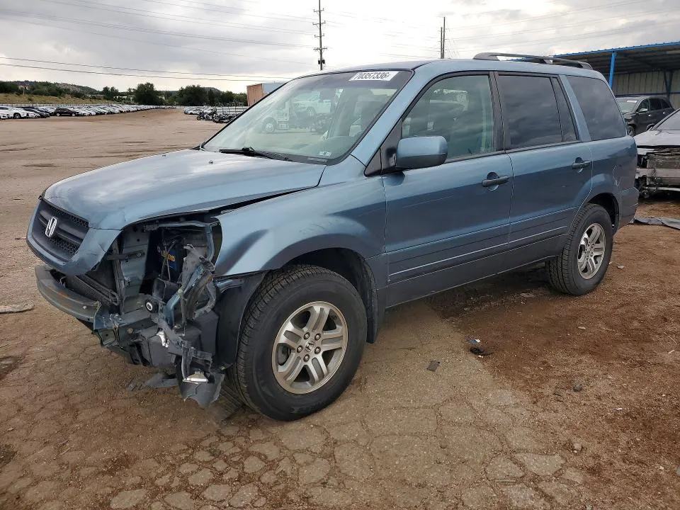 2005 HONDA PILOT VIN 2HKYF18435H542427 фото 1