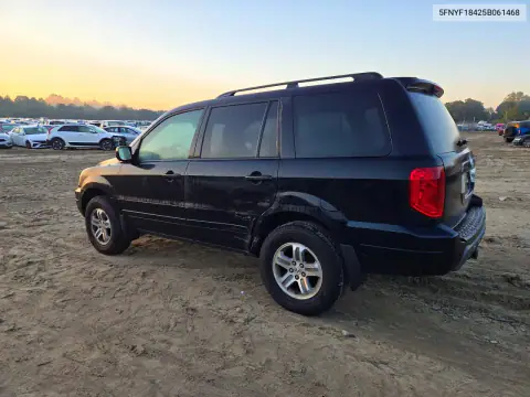 5FNYF18425B061468 — 2005 Honda Pilot, фото 2 с аукциона Copart, Сторона