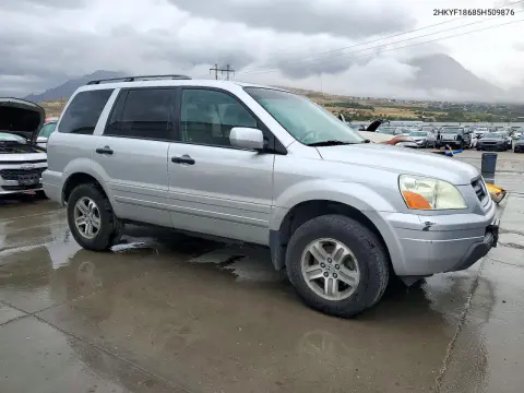2005 Honda Pilot Exl VIN 2HKYF18685H509876 фото 4