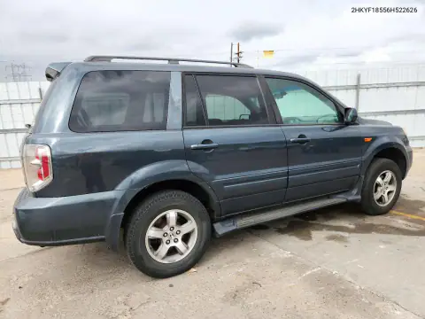 2HKYF18556H522626 — 2006 Honda Pilot, фото 3 с аукциона Copart, Сторона