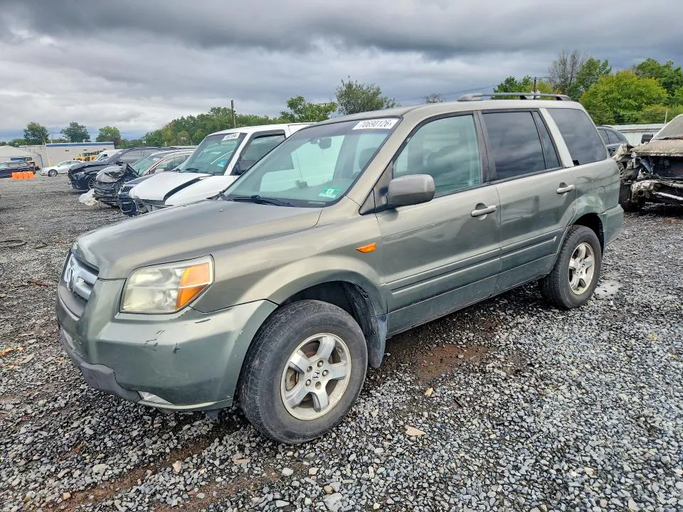 2007 HONDA PILOT VIN 2HKYF18537H502649 фото 1