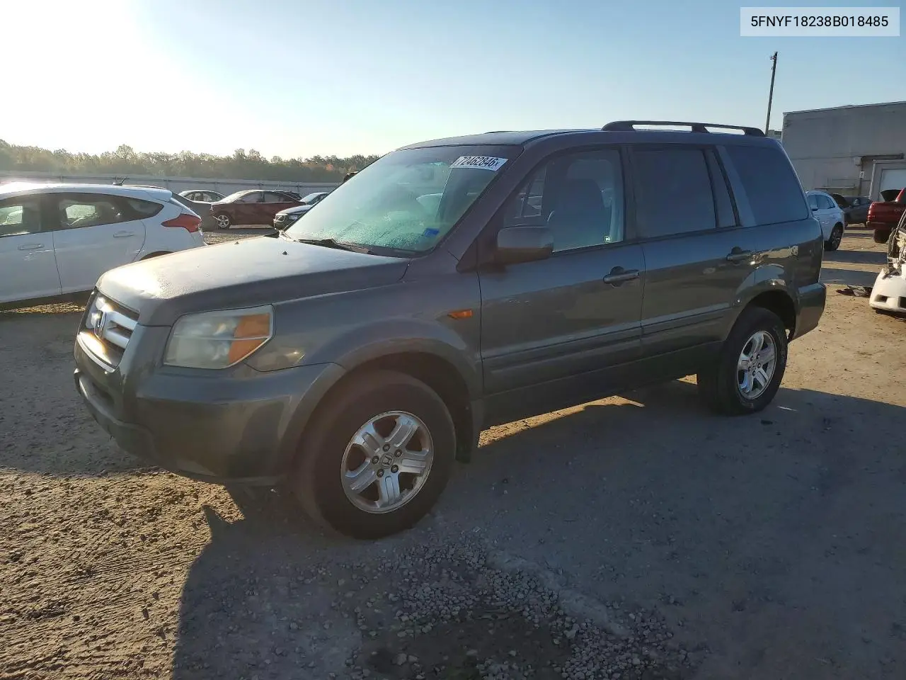 5FNYF18238B018485 Honda Pilot 2008 — повреждение Мелкие вмятины и царапины, фото до ремонта