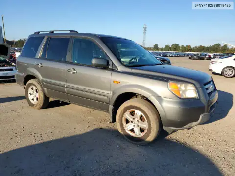 5FNYF18238B018485 — 2008 Honda Pilot, фото 4 с аукциона Copart 21.10.2026, Мелкие вмятины и царапины
