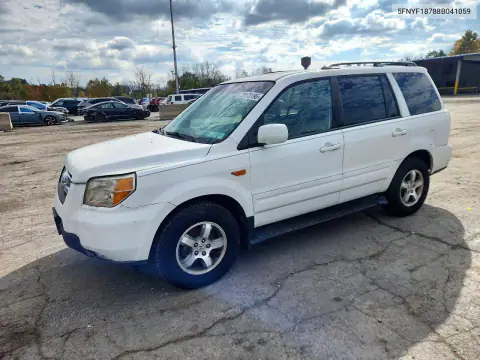 5FNYF18788B041059 — 2008 Honda Pilot, Мелкие вмятины и царапины, фото до ремонта