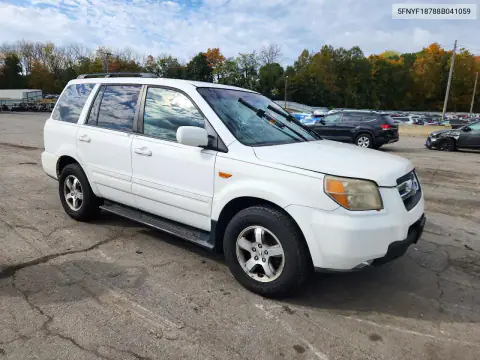 5FNYF18788B041059 — 2008 Honda Pilot, фото 4 с аукциона Copart, Мелкие вмятины и царапины