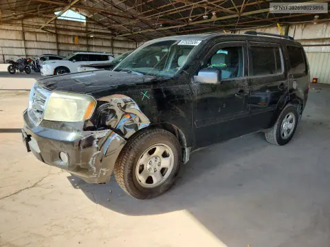 5FNYF38269B025895 — 2009 Honda Pilot, Передняя часть, фото до ремонта
