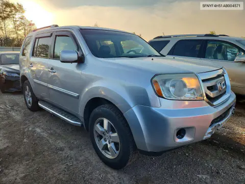 2010 Honda Pilot Exl VIN 5FNYF4H51AB004571 фото 4