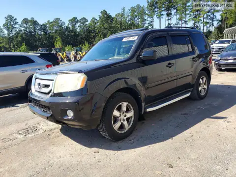 5FNYF3H5XAB011920 — 2010 Honda Pilot, Передняя часть, фото до ремонта