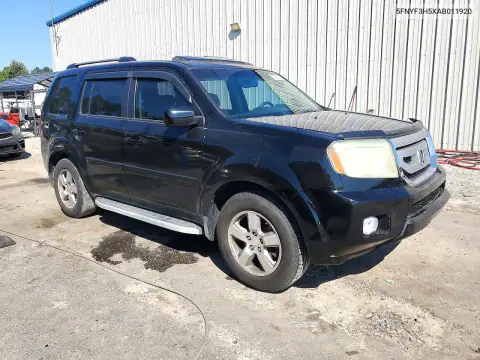 5FNYF3H5XAB011920 — 2010 Honda Pilot, фото 4 с аукциона Copart, Передняя часть