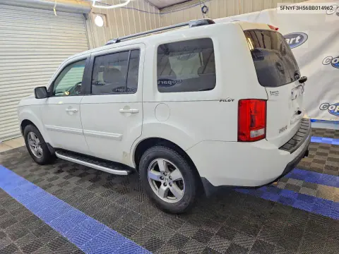 2011 Honda Pilot Exl VIN 5FNYF3H56BB014962 фото 2