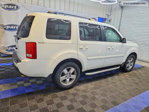 2011 Honda Pilot Exl VIN 5FNYF3H56BB014962 фото 3