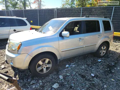 5FNYF3H47BB043765 — 2011 Honda Pilot, Передняя часть, фото до ремонта