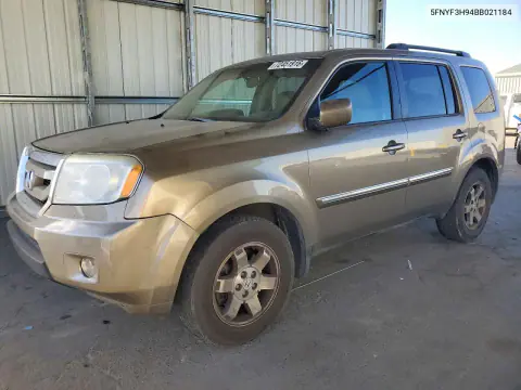 5FNYF3H94BB021184 — 2011 Honda Pilot, Механические повреждения, фото до ремонта
