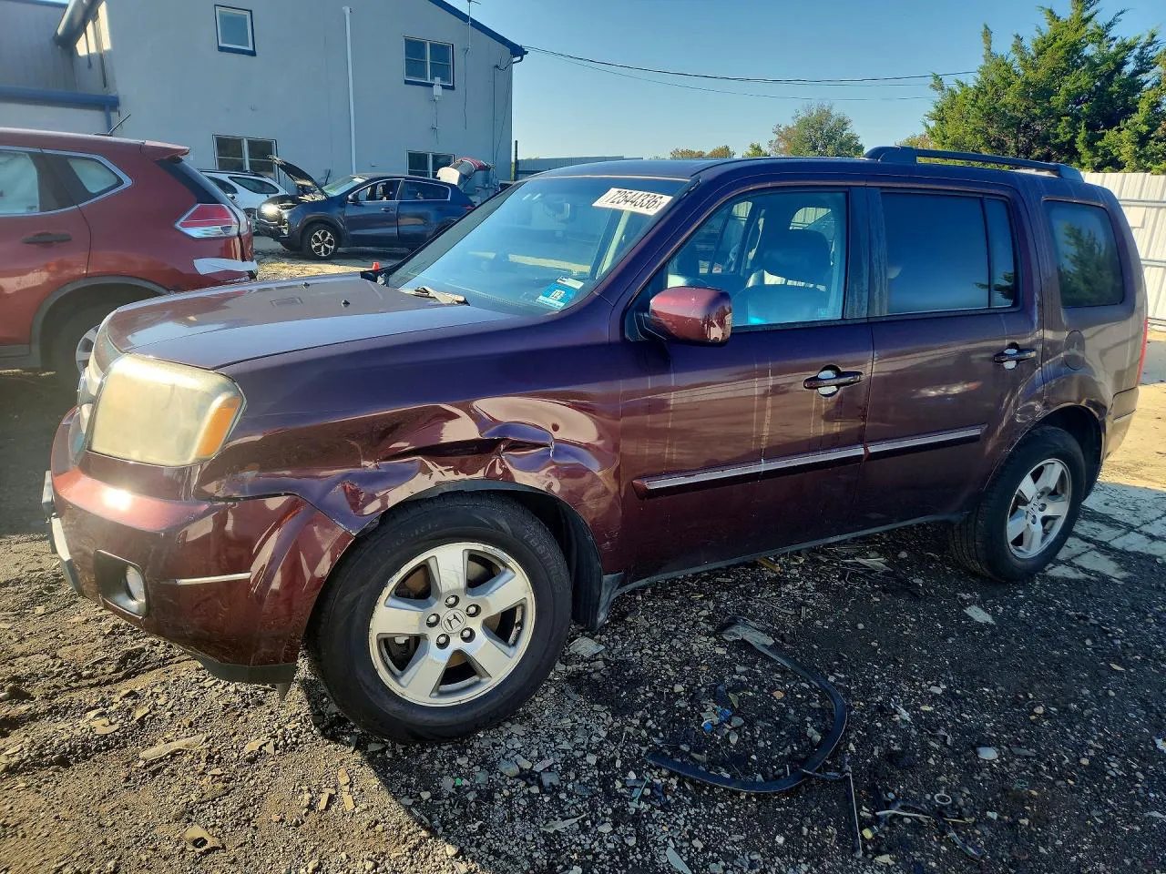 2011 Honda Pilot Exl VIN 5FNYF4H50BB072684 фото 1