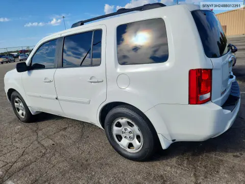 2011 Honda Pilot Lx VIN 5FNYF3H24BB012391 фото 2