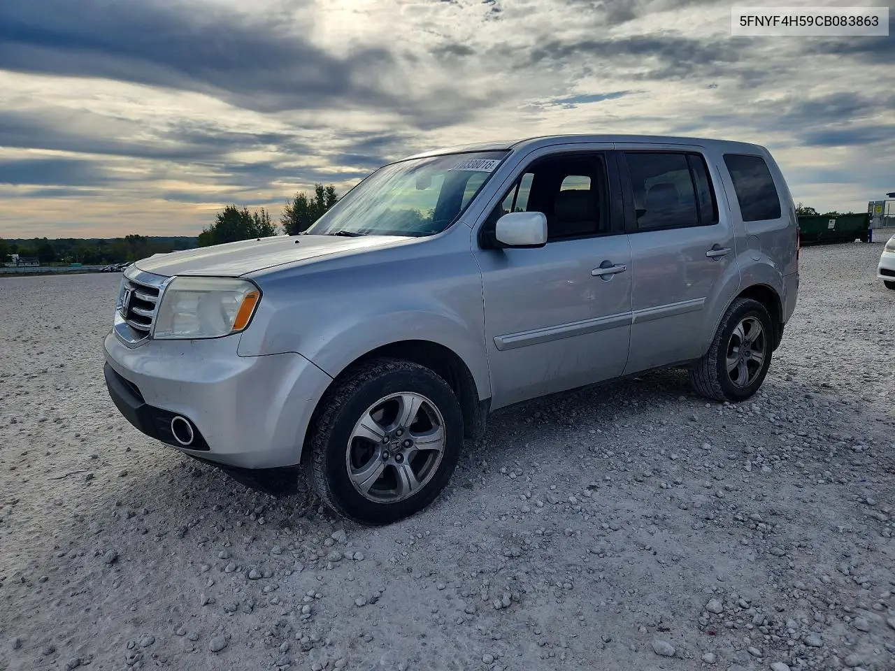 2012 Honda Pilot Exl VIN 5FNYF4H59CB083863 фото 1