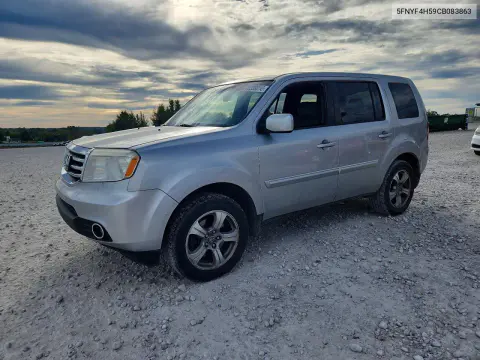 5FNYF4H59CB083863 — 2012 Honda Pilot, Передняя часть, фото до ремонта