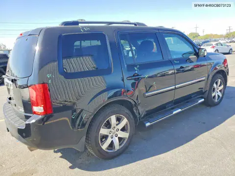 2012 Honda Pilot Touring VIN 5FNYF4H93CB073123 фото 3