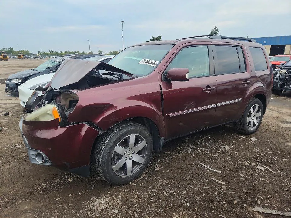 2012 HONDA PILOT VIN 5FNYF4H92CB054823 фото 1