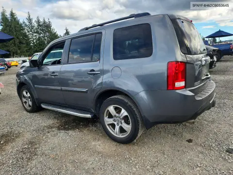 2012 Honda Pilot Exl VIN 5FNYF4H62CB053645 фото 2