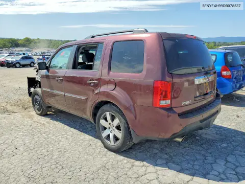 2013 Honda Pilot Touring VIN 5FNYF4H99DB078537 фото 2