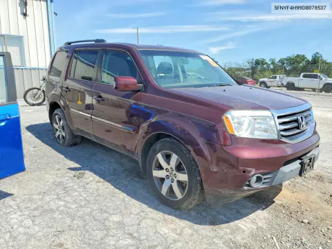 2013 Honda Pilot Touring VIN 5FNYF4H99DB078537 фото 4