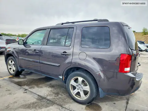 2013 Honda Pilot Exl VIN 5FNYF4H59DB016830 фото 2