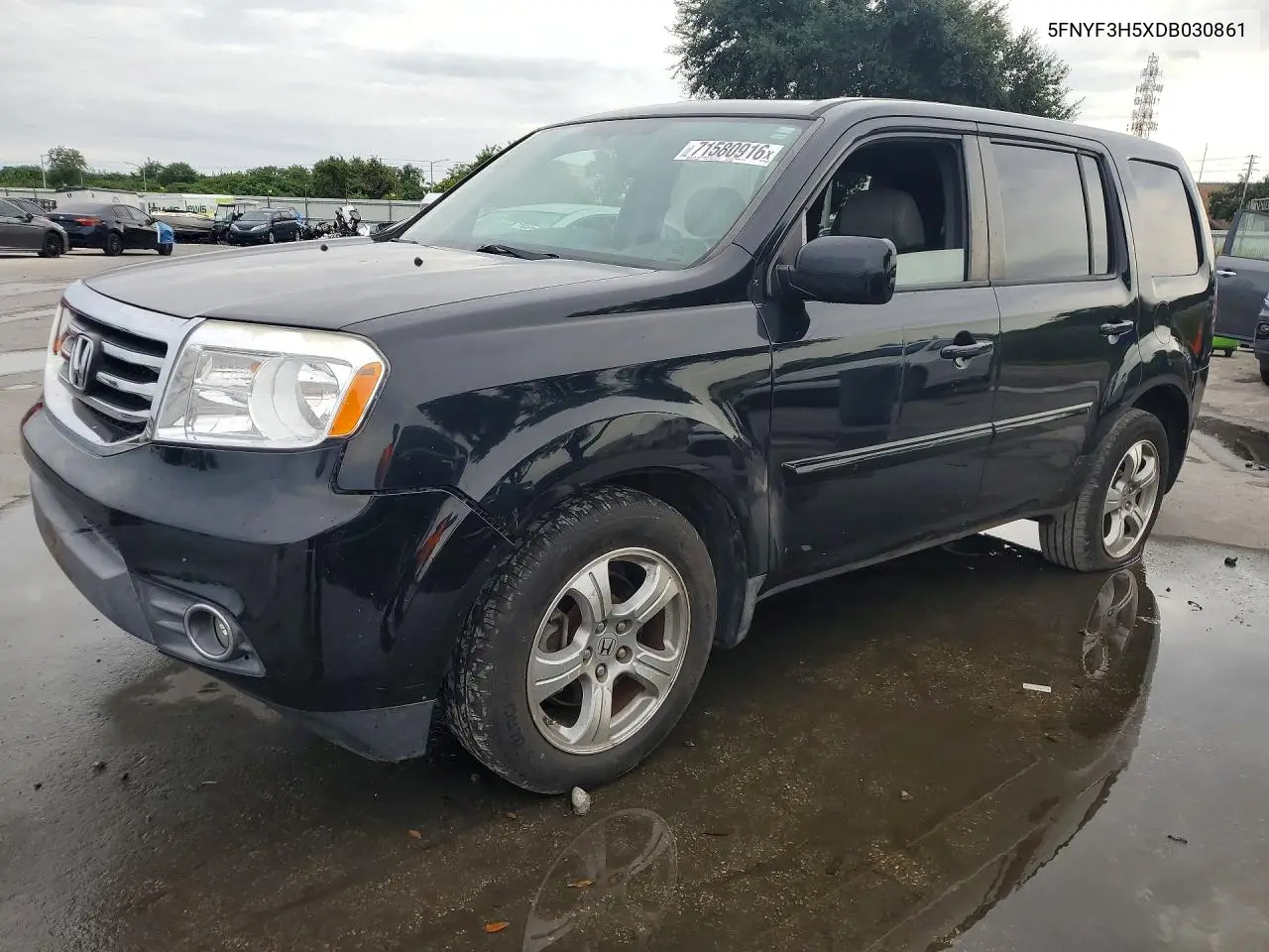2013 Honda Pilot Exl VIN 5FNYF3H5XDB030861 фото 1