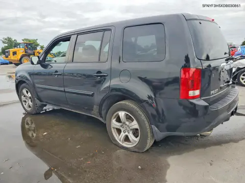 2013 Honda Pilot Exl VIN 5FNYF3H5XDB030861 фото 2