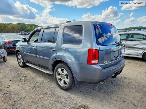 2013 Honda Pilot Ex VIN 5FNYF4H4XDB036527 фото 2